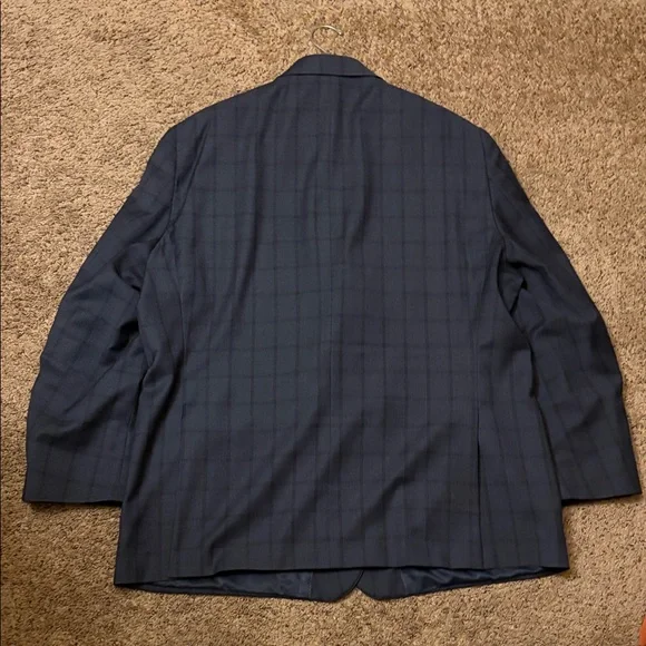 Hart Schaffner Marx Navy Blue Suit